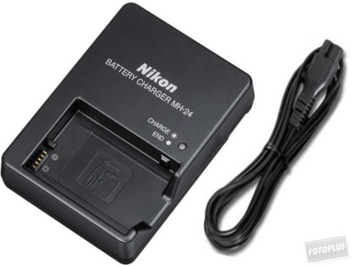 Camera Battery MH-24 - Charger For EN-EL14 or EN-EL14a Battery - Black 